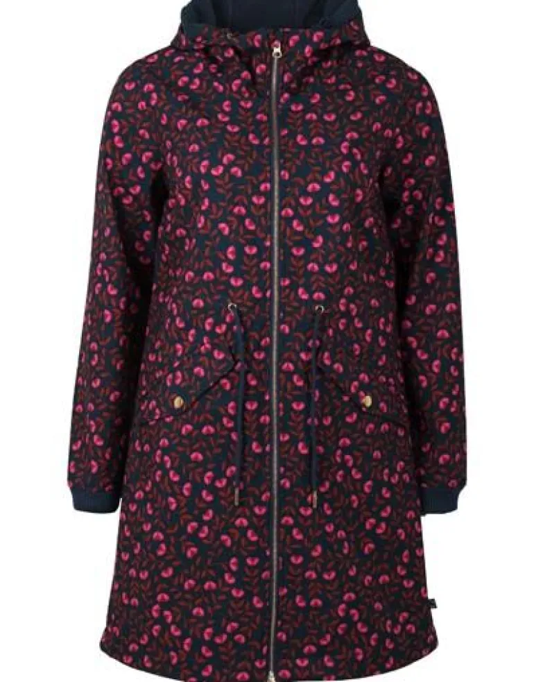 Danefæ Danemarianne Softshell Dusty Navy FLEURI | Dame Softshell Frakker