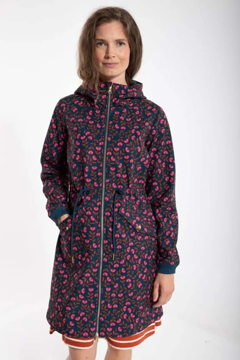Danefæ Danemarianne Softshell Dusty Navy FLEURI | Dame Softshell Frakker