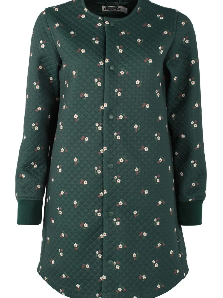 Danefæ Danemaude Thermo Coat Deep Forest MINIFLOWER | Dame Termotøj