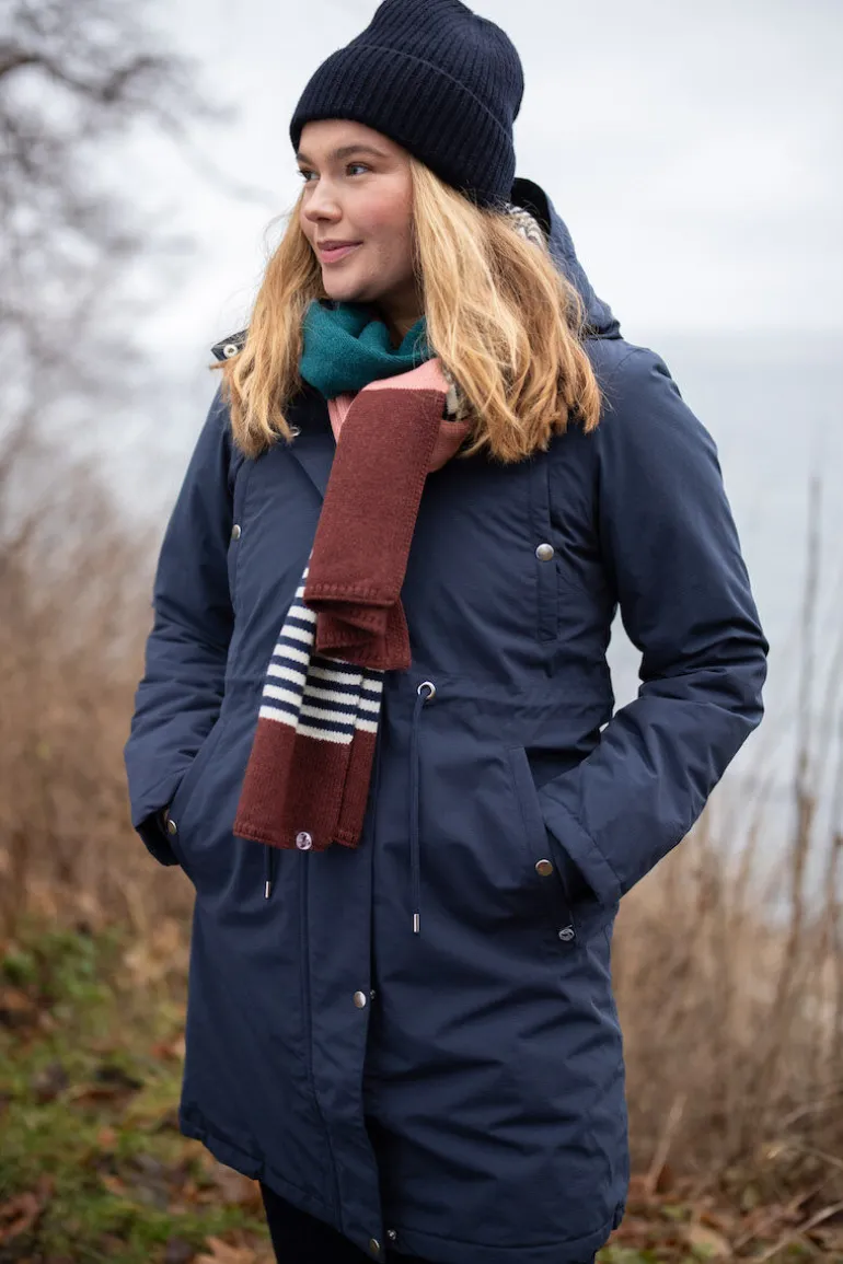 Danefæ Danenora Winter Parka Dk Navy | Dame Vinterfrakker