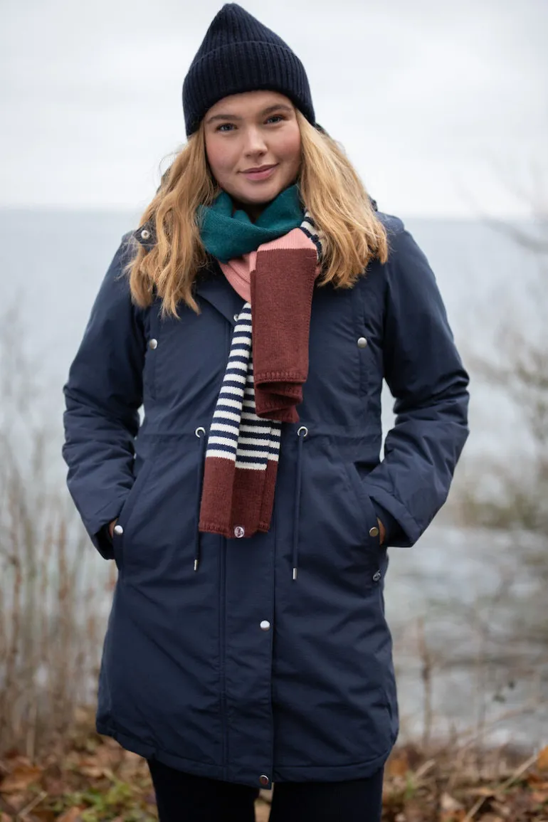 Danefæ Danenora Winter Parka Dk Navy | Dame Vinterfrakker