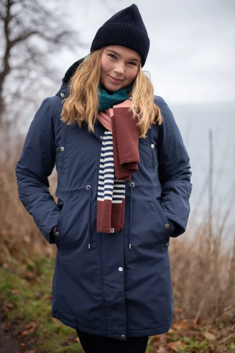Danefæ Danenora Winter Parka Dk Navy | Dame Vinterfrakker