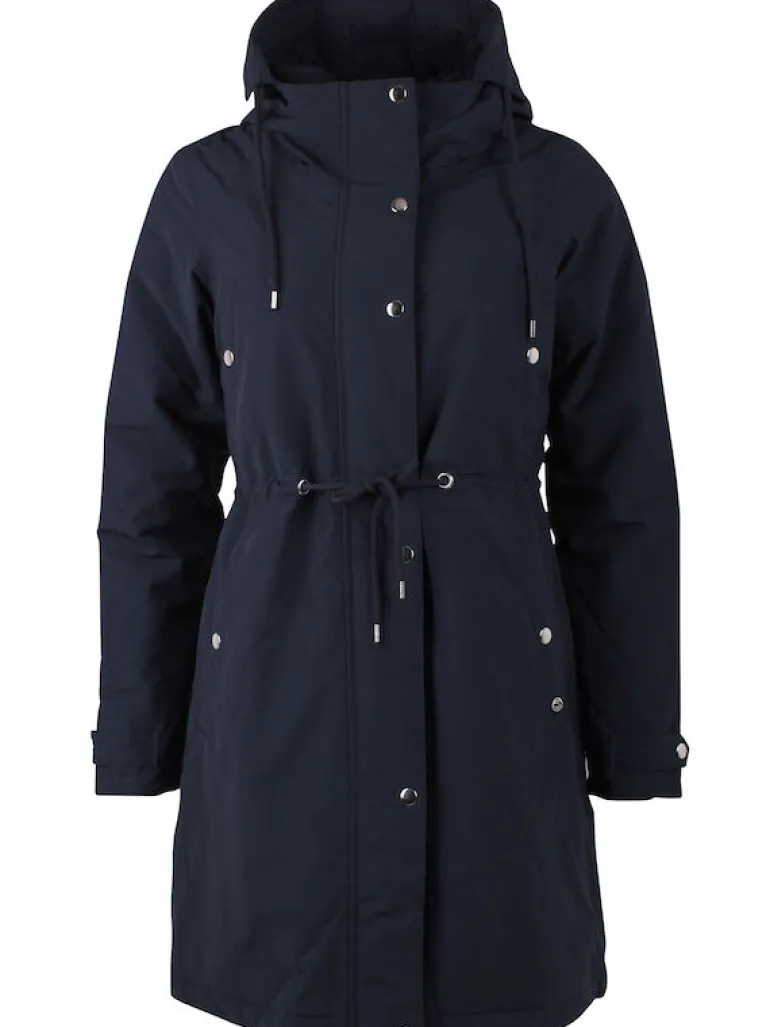 Danefæ Danenora Winter Parka Dk Navy | Dame Vinterfrakker