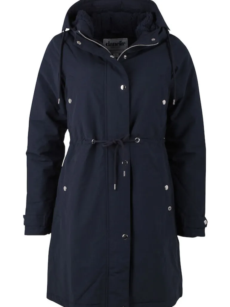 Danefæ Danenora Winter Parka Dk Navy | Dame Vinterfrakker