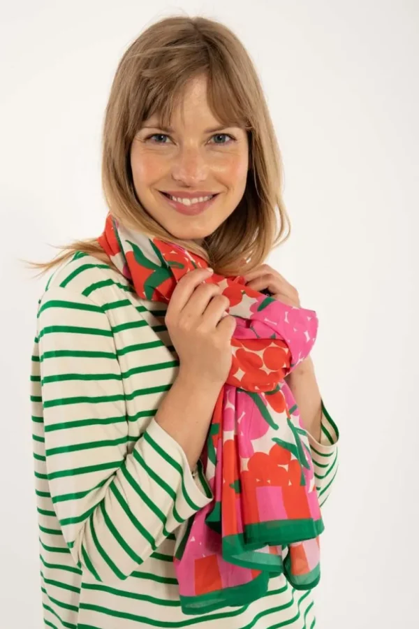 Danefæ Danenordby Scarf Chalk MAXIBERRY | Dame Tørklæder