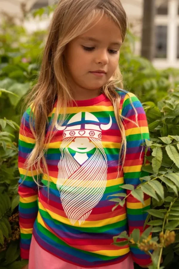 Danefæ Danenorthpole Tee X Rainbow FREJA | Børn Bluser