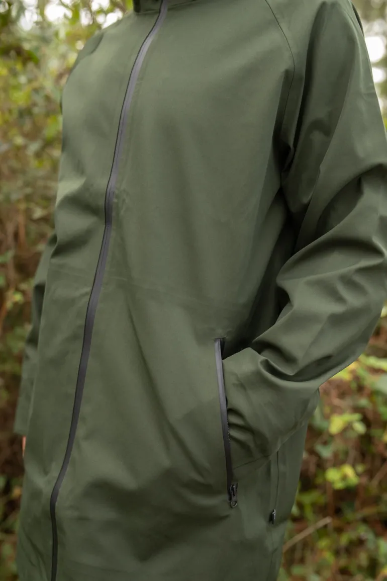 Danefæ Danenorthsea Rain Parka Dark Army | Regnfrakker