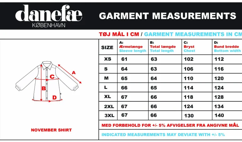 Danefæ Danenovember Heavy Cloth Shirt Dark Navy | Dame Skjorter