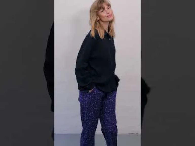 Danefæ Danenovember Heavy Cloth Shirt Dark Navy | Dame Skjorter