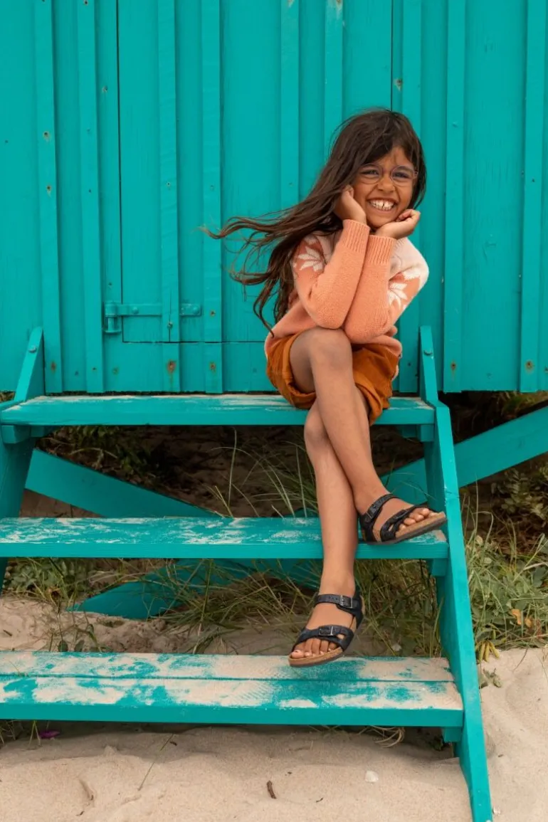 Danefæ Danepulk Sweater Rose Beige/Offwhite | Børn Uld