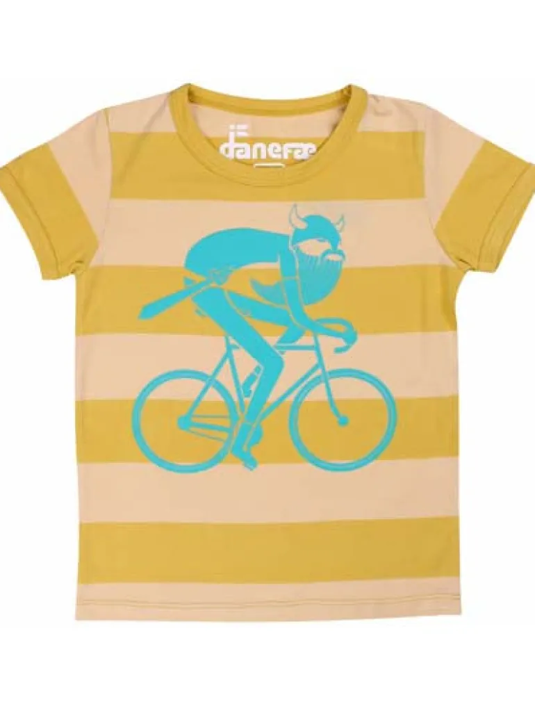 Danefæ Danerainbow Ringer Dusty Yellow/Yellow Beige BIKINGVIKING | T-shirts