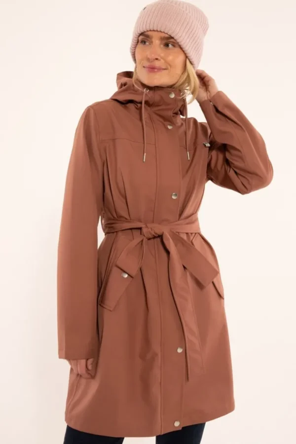 Danefæ Danerainlover Raincoat Beige Rose | Dame Regnfrakker