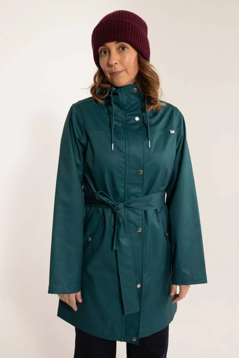 Danefæ Danerainlover Raincoat Dark Slate | Dame Regnfrakker