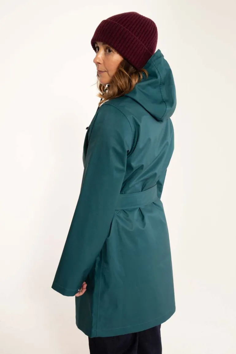 Danefæ Danerainlover Raincoat Dark Slate | Dame Regnfrakker