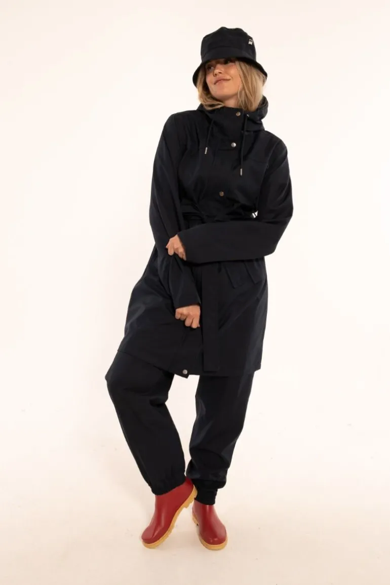 Danefæ Danerainlover Raincoat Dark Navy | Dame Regnfrakker