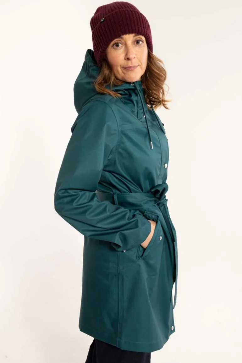 Danefæ Danerainlover Raincoat Dark Slate | Dame Regnfrakker