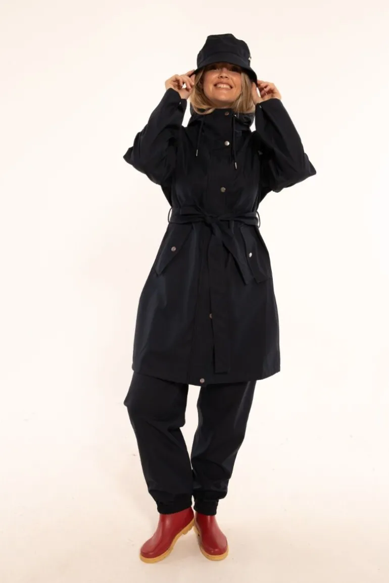 Danefæ Danerainlover Raincoat Dark Navy | Dame Regnfrakker