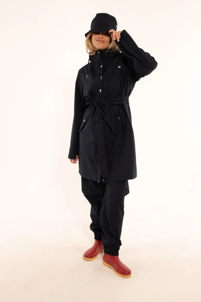 Danefæ Danerainlover Raincoat Dark Navy | Dame Regnfrakker