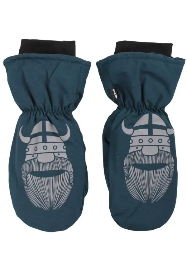 Danefæ Danesnowball Mittens Dusty Blue ERIK | Børn Vanter Og Huer | Huer Og Vanter