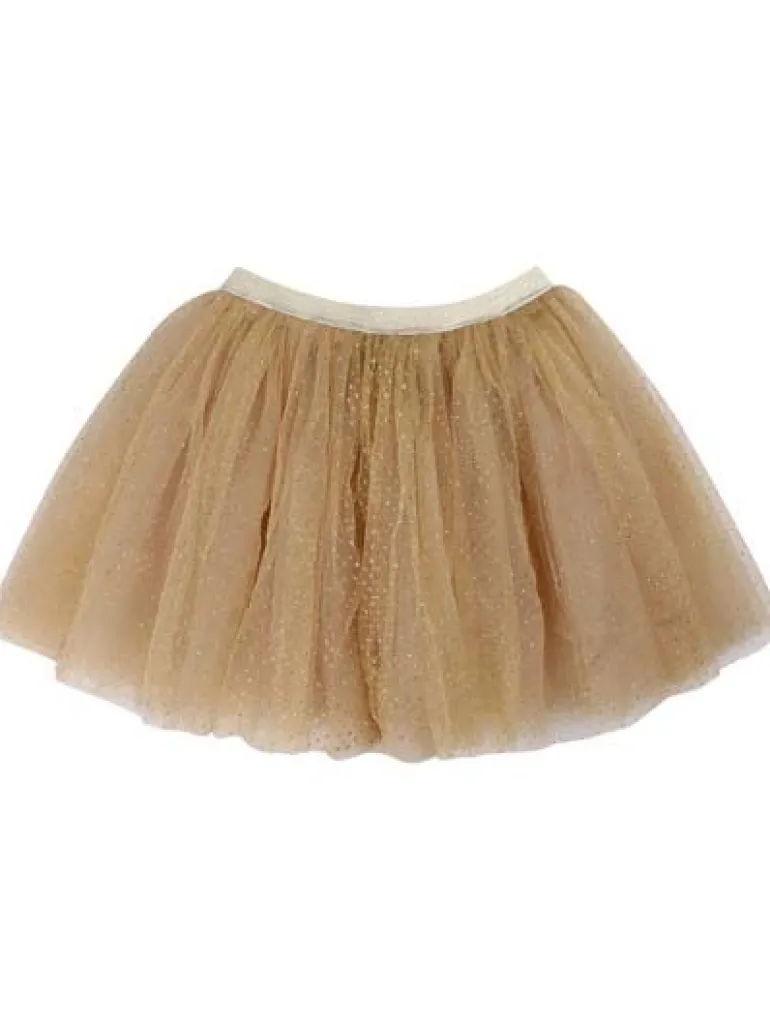 Danefæ Danesparkle Skirt Gold Glitter | Børn Nederdele