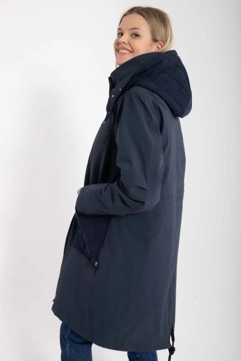 Danefæ Danethorshavn Winter Coat Dk Navy | Dame Vinterfrakker