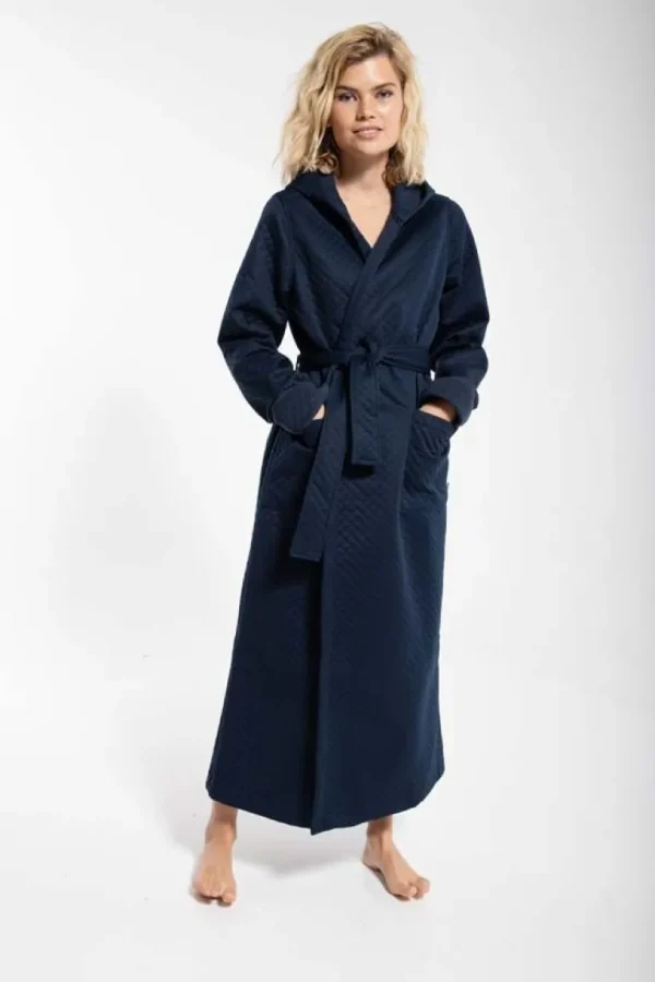 Danefæ Daneviking Robe Dusty Navy | Dame Vinterbadekåbe
