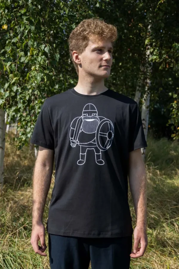 Danefæ Daneviking Tee Black RAGNAR DIN VEN UNICO | T-shirt