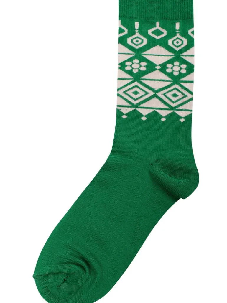 Danefæ Danewalk with me Socks Grass Green NORSKJAQ | Dame Strømper