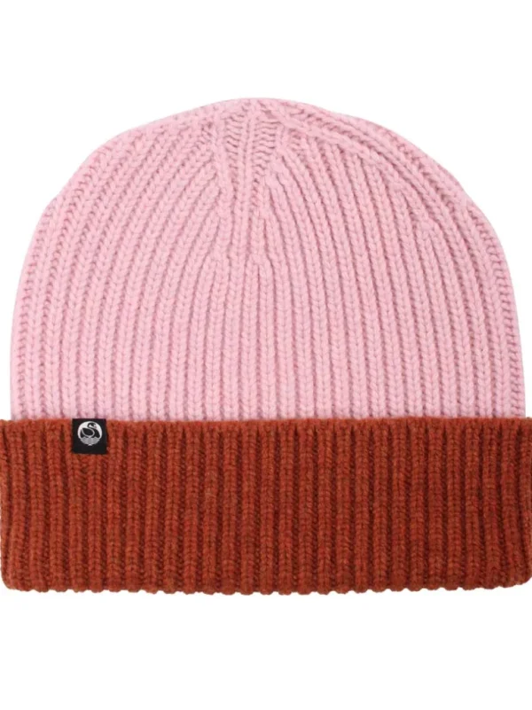 Danefæ Danewarm Thoughts Merino Beanie Gentle Rose/Rust | Dame Huer