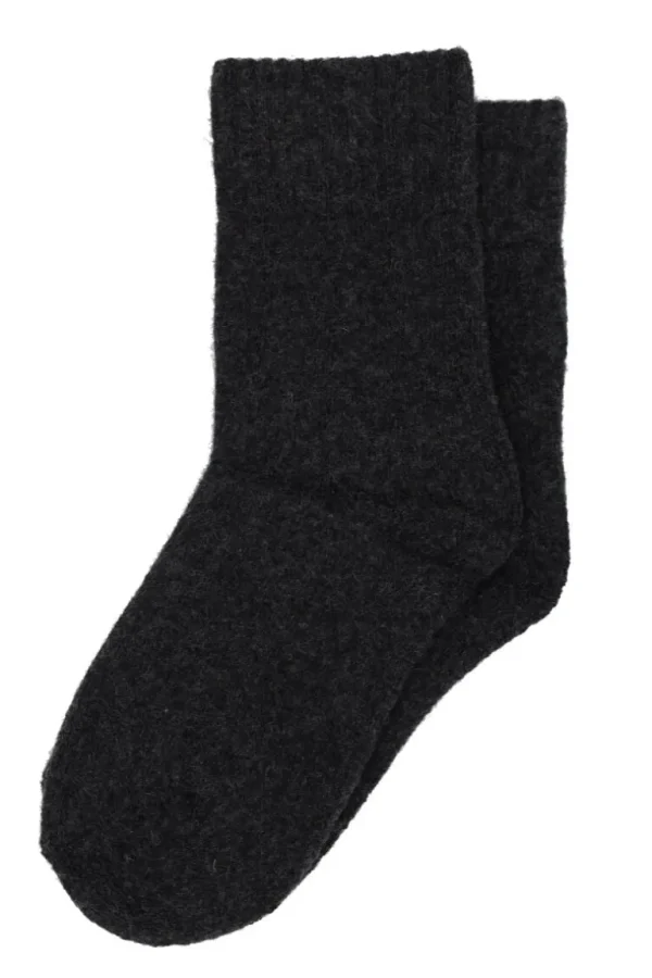 Danefæ Danish Winter Wool Socks Dark Grey | Dame Strømper