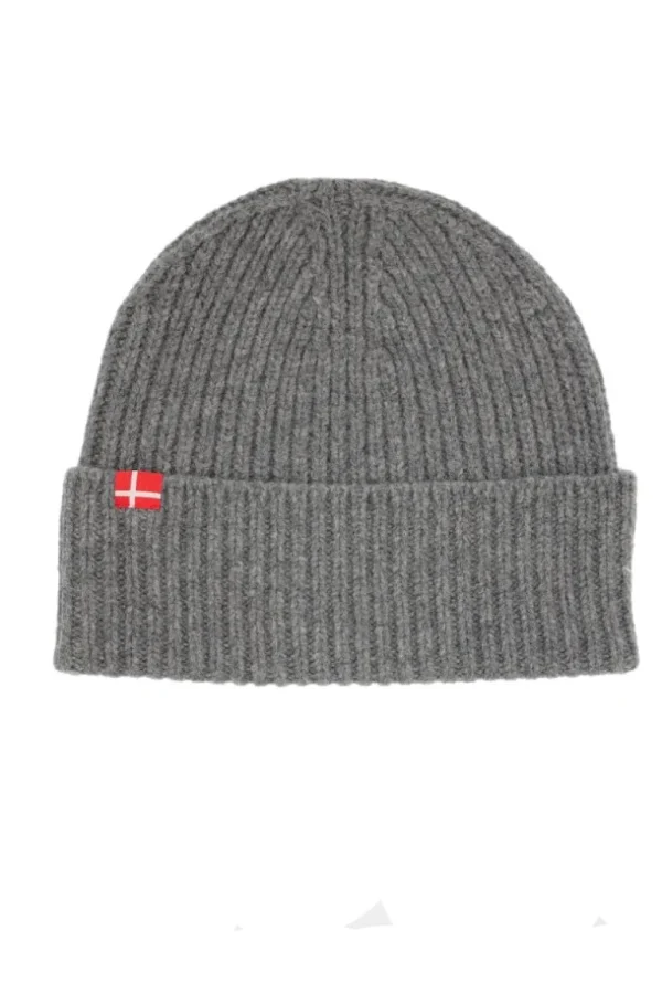 Danefæ Danmark Merino Beanie Heather Grey | Dame Huer