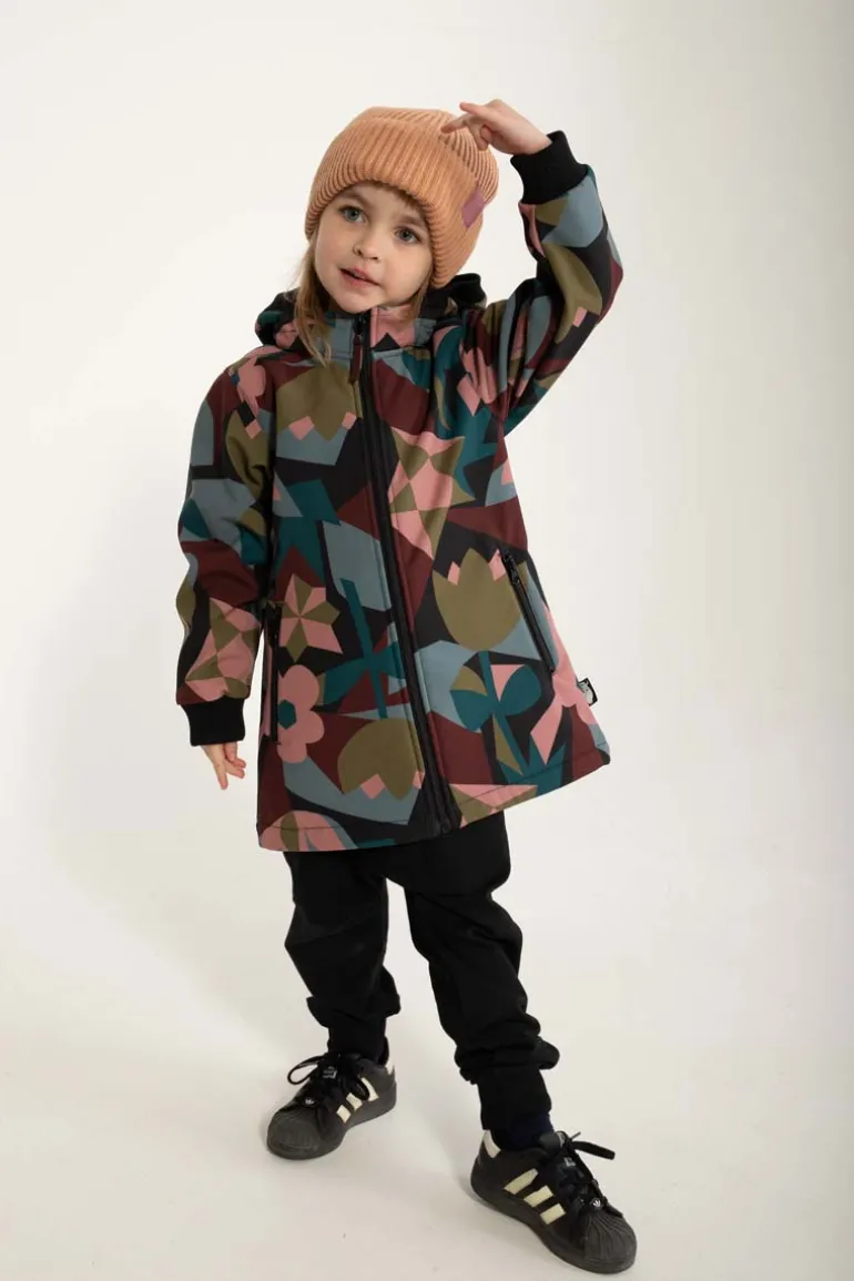 Danefæ Danolivia Softshell Black GEOFLEUR | Børn Softshelljakker