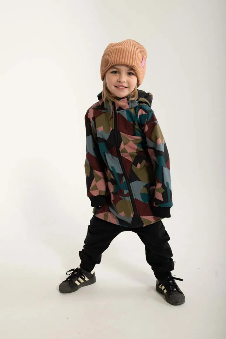 Danefæ Danolivia Softshell Black GEOFLEUR | Børn Softshelljakker