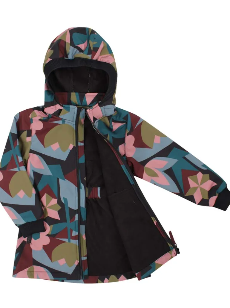 Danefæ Danolivia Softshell Black GEOFLEUR | Børn Softshelljakker