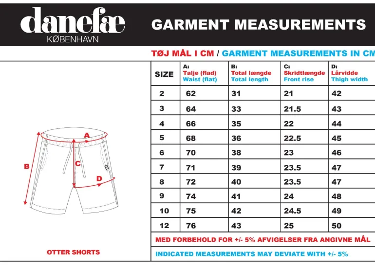 Danefæ Danotter Shorts | Børn Shorts
