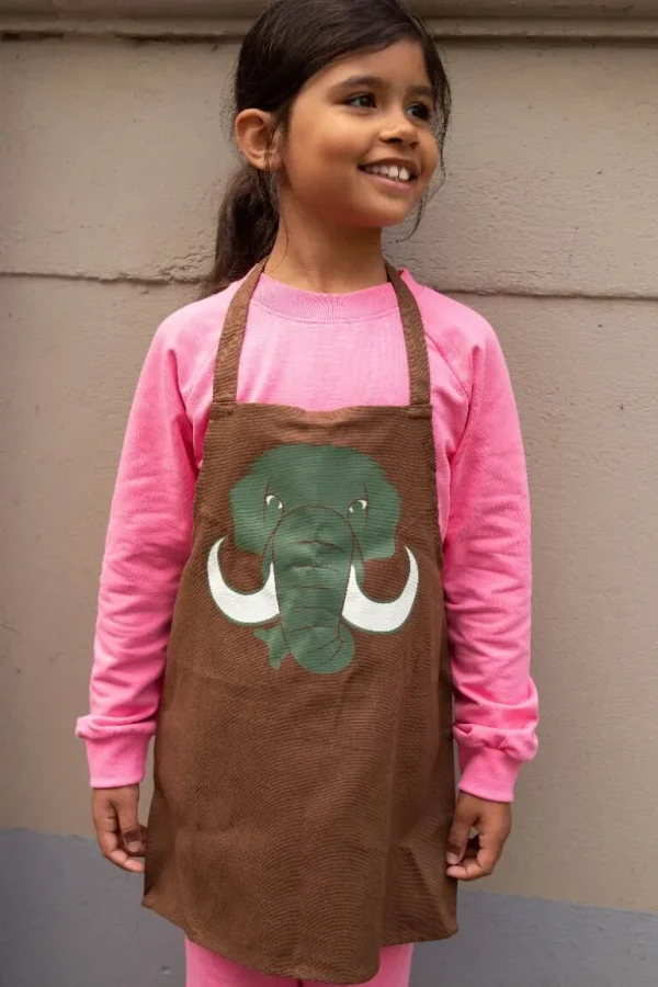 Danefæ DYR Apron - Kids Brown MAMMUT | Bagehjørnet