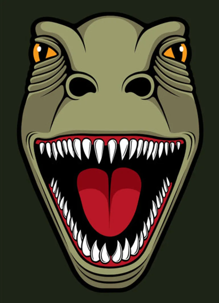 Danefæ DYR Postcard Army T-REX | Kort Og Notesbøger | Bøger Og Kort