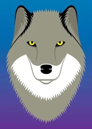 Danefæ DYR Postcard Blue/Purple ULV | Kort Og Notesbøger | Bøger Og Kort