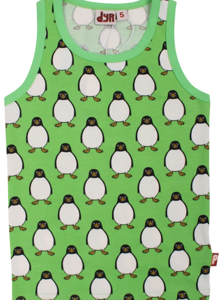 Danefæ Dyrbark Undie Set AOP Bright Green PINGVINER | Børn Undertøj | Undertøj