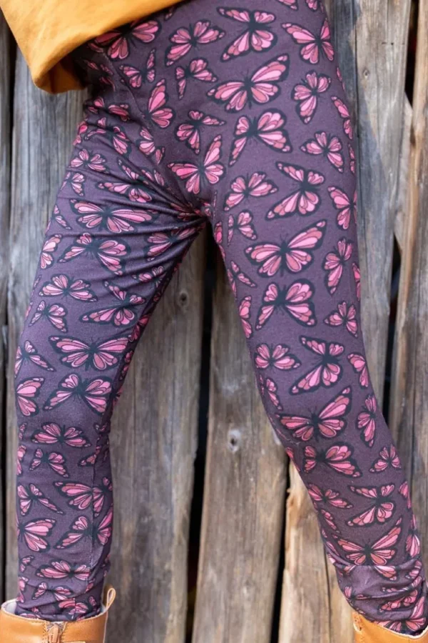 Danefæ Dyrcheetah Leggings Grey Viola FLUTTER | Børn Leggings | Leggings