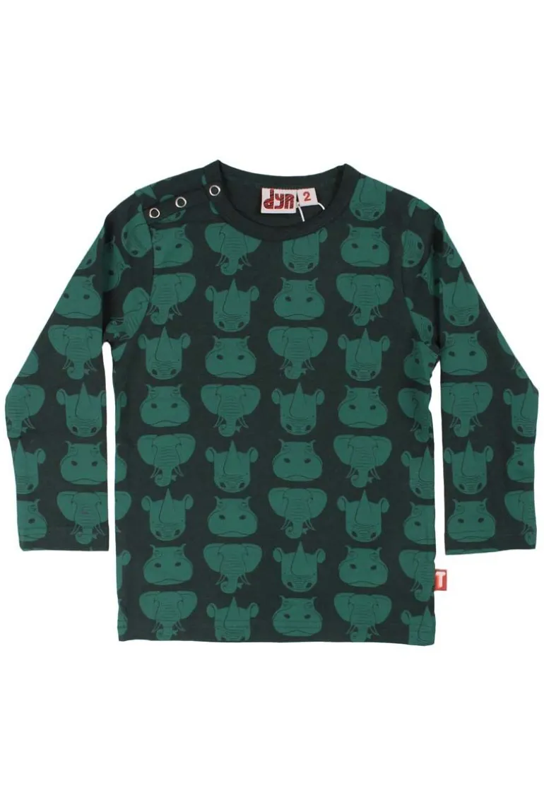 Danefæ Dyrcritter Baby T Black Green TYKHUDER AOP | Bluser