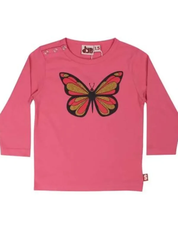 Danefæ Dyrcritter Baby T Winter Pink SOMMERFUGL | Bluser