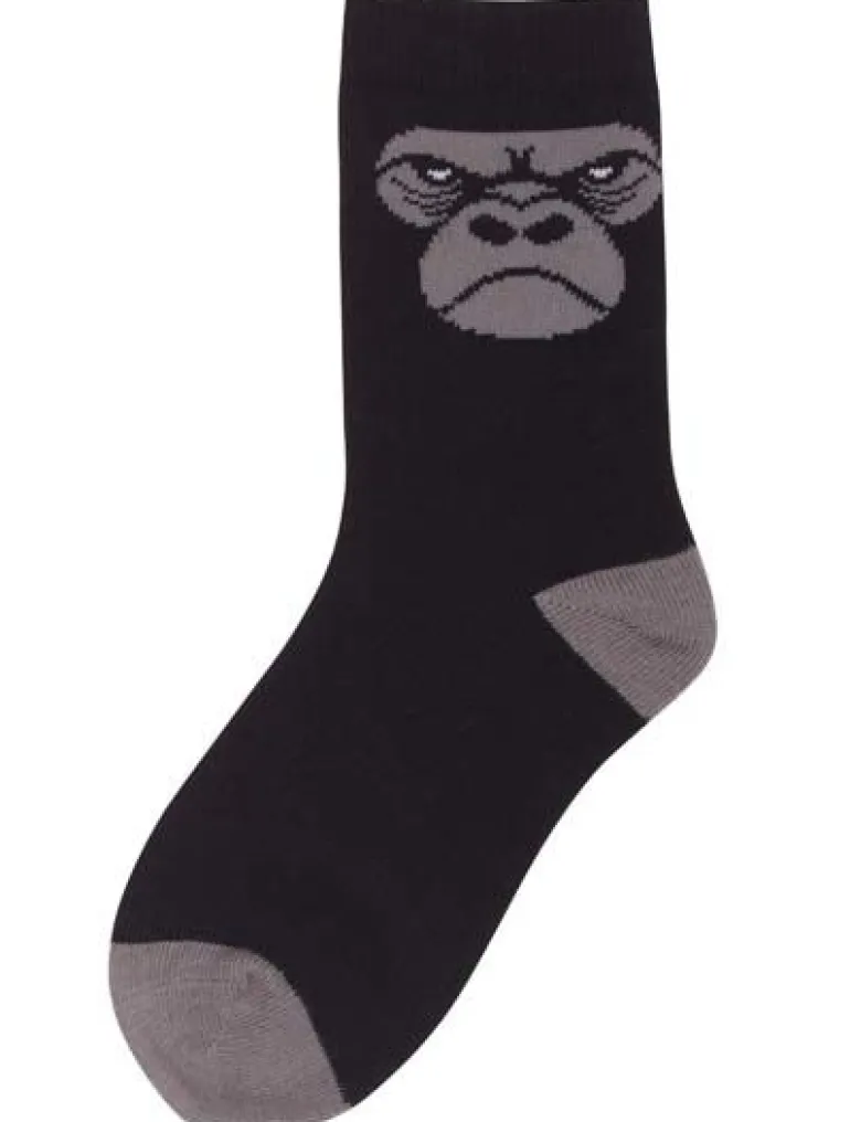 Danefæ Dyrgalop socks Black GORILLA | Børn Strømper