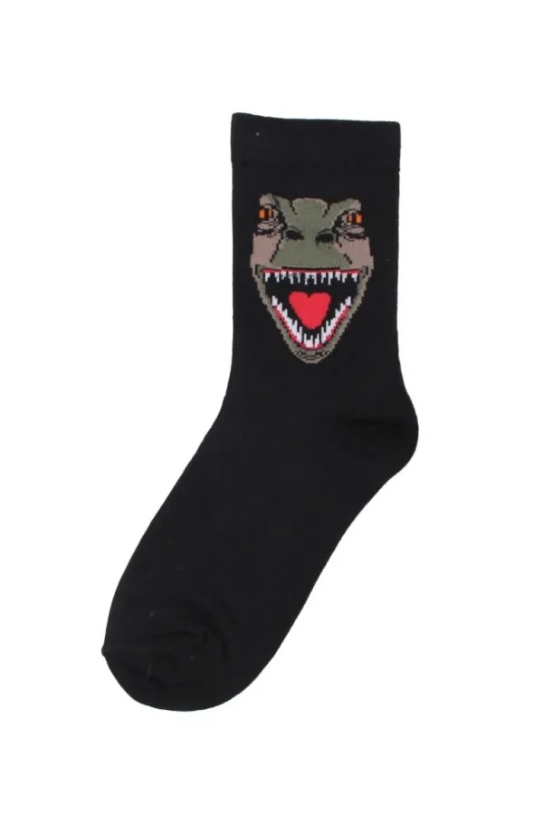 Danefæ Dyrgalop socks Black T-REX | Børn Strømper