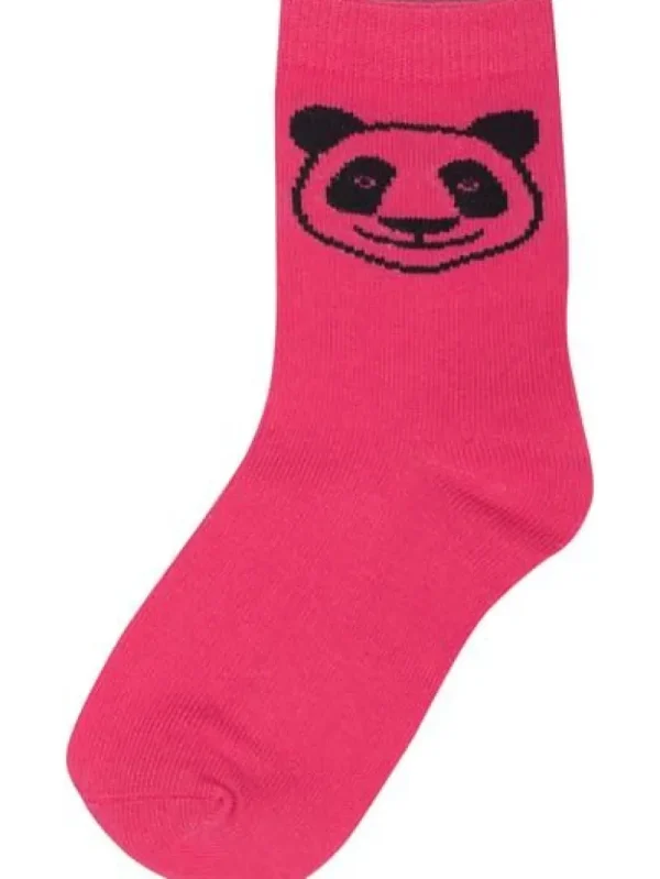 Danefæ Dyrgalop socks Deep Rose PANDA | Børn Strømper