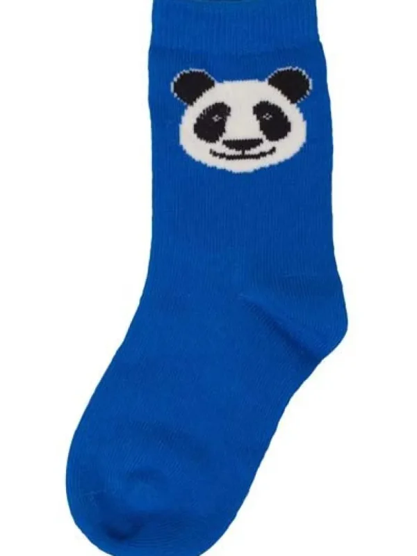 Danefæ Dyrgalop socks Regal Blue PANDA | Børn Strømper
