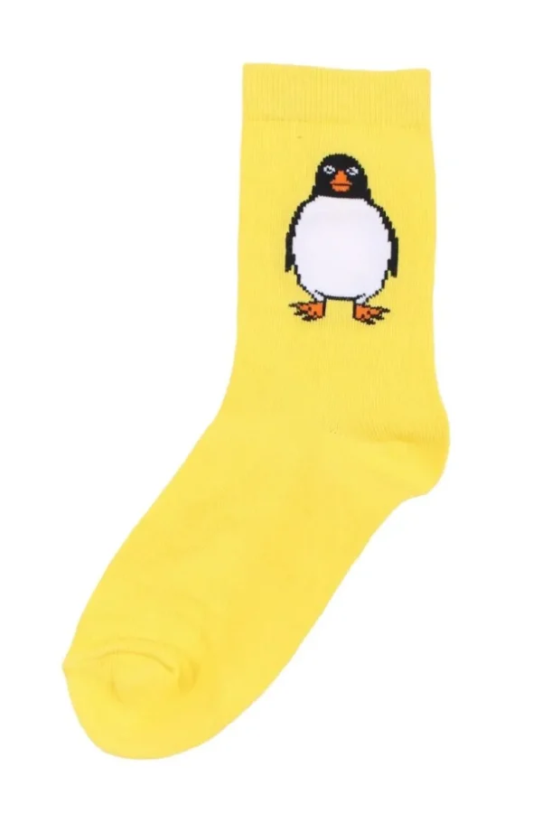 Danefæ Dyrgalop socks Yellow PINGVIN | Børn Strømper