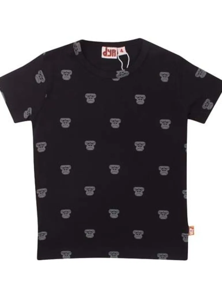 Danefæ Dyrgrowl T Black AOP GORILLA | T-shirts
