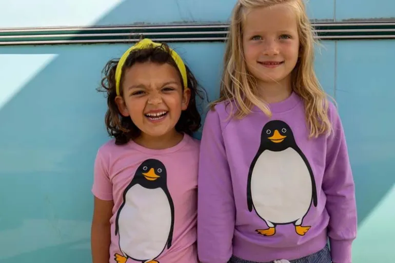 Danefæ Dyrgrowl T Chilled Pink PINGVIN | T-shirts