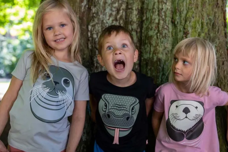 Danefæ Dyrgrowl T Lt Grey SAEL | T-shirts